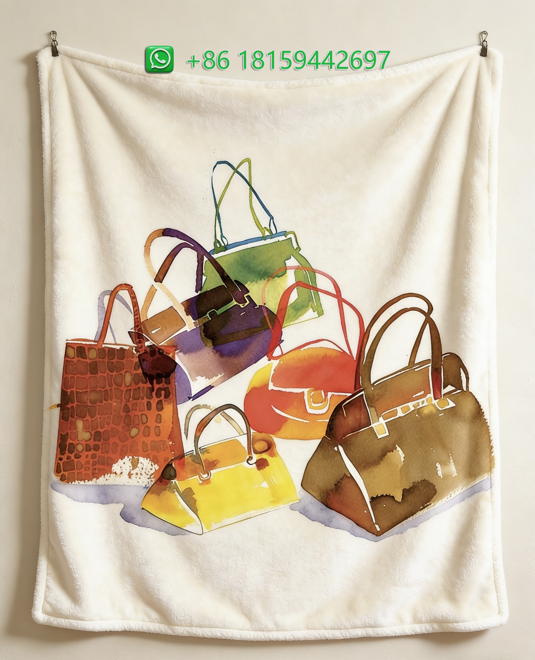 Hermes Throw Blankets